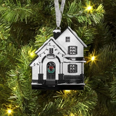 Metal House Christmas Tree Ornament - Wondershop™ 1 Metal House Christmas Tree Ornament - Wondershop™