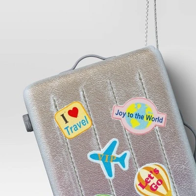 Christmas Luggage Ornament - Wondershop™ 2 Christmas Luggage Ornament - Wondershop™ - Image 2