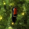 4" Christmas Resin Fancy Loafers Ornament Black - Wondershop™