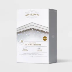 70ct LED Christmas Icicle Lights With White Wire - Wondershop™ 8 70ct LED Christmas Icicle Lights With White Wire - Wondershop™ -Wondershop Sales GUEST 977853e4 a029 4f1b 84ad 140a6c9b00fc