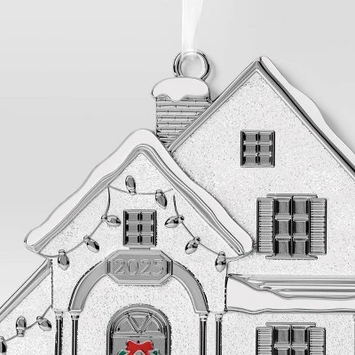 Metal House Christmas Tree Ornament - Wondershop™ 2 Metal House Christmas Tree Ornament - Wondershop™ - Image 2