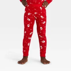 Toddler Santa Print Ribbed Long Sleeve Shirt And Pants Holiday Matching Family Pajama Set - Wondershop™ Red -Wondershop Sales GUEST 99ecc4f5 39c6 4da1 bf06 b0adb50c23e3