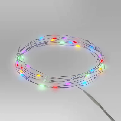 30ct LED Battery Operated Dewdrop Fairy String Lights - Wondershop™ 4 30ct LED Battery Operated Dewdrop Fairy String Lights - Wondershop™ - Image 4