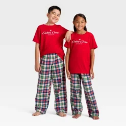 Kids' Plaid Microfleece Holiday Matching Family Pajama Pants - Wondershop™ Cream -Wondershop Sales GUEST 9c3f608d e77e 47e3 a869 54df28171cb3