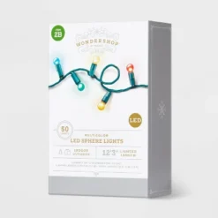 50ct LED Smooth Sphere Christmas String Lights With Green Wire - Wondershop™ 8 50ct LED Smooth Sphere Christmas String Lights With Green Wire - Wondershop™ -Wondershop Sales GUEST 9cf57525 1521 4fb3 919a d81fb2c090cb