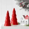 8" Christmas Ceramic Tree Shaped Decor - Wondershop™