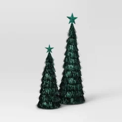 2pk Christmas 18" And 12" Tinsel Trees - Wondershop™ -Wondershop Sales GUEST 9f2fd553 c8e3 4af8 9db7 efd38bb6d889