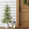 4.5' Pre-Lit Potted Balsam Artificial Christmas Tree - Wondershop™