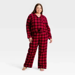 Women's Plaid Flannel Long Sleeve Shirt And Pants Holiday Matching Family Pajama Set - Wondershop™ Red/Black 9 Women's Plaid Flannel Long Sleeve Shirt And Pants Holiday Matching Family Pajama Set - Wondershop™ Red/Black -Wondershop Sales GUEST a1feb90a d35b 4761 a891 54b370bc69f0