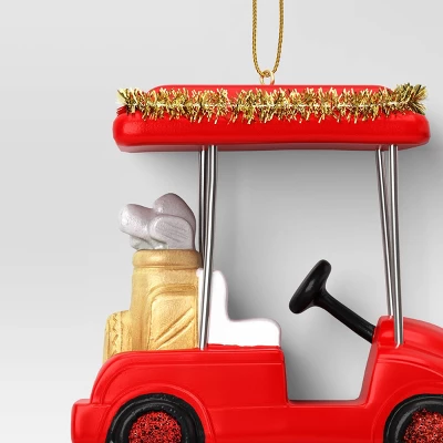 Christmas Golf Cart Ornament - Wondershop™ 2 Christmas Golf Cart Ornament - Wondershop™ - Image 2