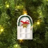 Christmas Wood Door Ornament White - Wondershop™