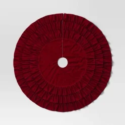 48" Velvet Tree Skirt With 3 Layers Of Ruffles - Wondershop™ 9 48" Velvet Tree Skirt With 3 Layers Of Ruffles - Wondershop™ -Wondershop Sales GUEST a664b47b fdf8 49cc b448 ac2027232ffc