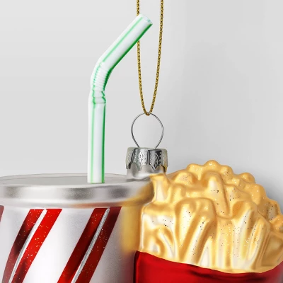 Christmas Glass Fast Food Ornament - Wondershop™ 2 Christmas Glass Fast Food Ornament - Wondershop™ - Image 2