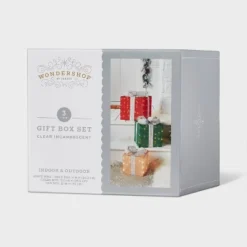 3pc Incandescent Tinsel Gift Box Christmas Novelty Sculpture Light Clear - Wondershop™ 5 3pc Incandescent Tinsel Gift Box Christmas Novelty Sculpture Light Clear - Wondershop™ -Wondershop Sales GUEST abbfd9ee 9dbe 46ba b9fb 23a7ed5cab5a
