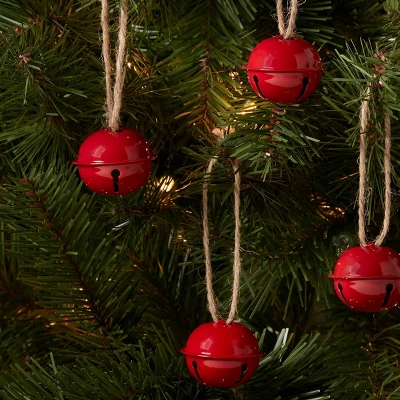4ct Jingle Bell Christmas Ornament Set - Wondershop™ 1 4ct Jingle Bell Christmas Ornament Set - Wondershop™