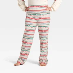 Women's "Let It Snow" Fair Isle Microfleece Holiday Matching Family Pajama Pants - Wondershop™ Cream -Wondershop Sales GUEST ae36d053 1eb3 493f b1a1 3a5d4aa89b28