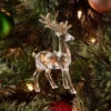 Acrylic Deer With Glittered Antlers Christmas Tree Ornament - Wondershop™
