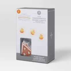 8ct LED Battery Operated Christmas Gingerbread Houses Novelty String Lights Warm White With Clear Wire - Wondershop™ -Wondershop Sales GUEST b8f016d4 da4a 4f9f 8c8e 7e6fdc495fc0