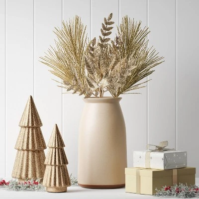 4pc Christmas Pick Set Champagne 2 Mixed Leaves Picks 2 Hard Needle - Wondershop™ 1 4pc Christmas Pick Set Champagne 2 Mixed Leaves Picks 2 Hard Needle - Wondershop™