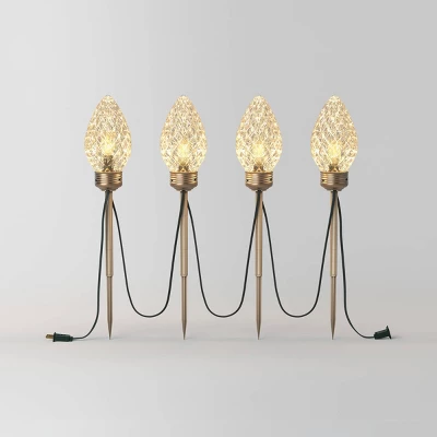 4pc LED Big Bulb Christmas Novelty Pathway - Wondershop™ 6 4pc LED Big Bulb Christmas Novelty Pathway - Wondershop™ - Image 6