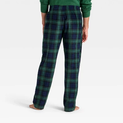 Men's Plaid Microfleece Holiday Matching Family Pajama Pants - Wondershop™ Navy Blue 1 Men's Plaid Microfleece Holiday Matching Family Pajama Pants - Wondershop™ Navy Blue