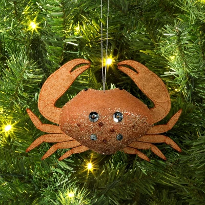 Christmas Fabric Crab Ornament - Wondershop™ 1 Christmas Fabric Crab Ornament - Wondershop™