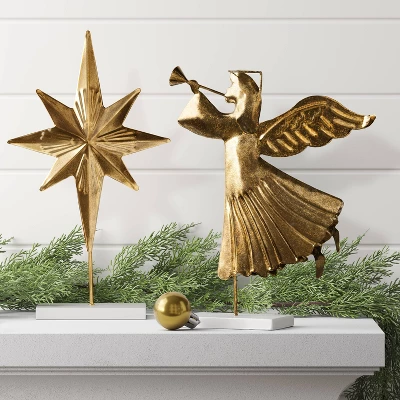 Christmas Metal Gold Star Decor - Wondershop™ 1 Christmas Metal Gold Star Decor - Wondershop™