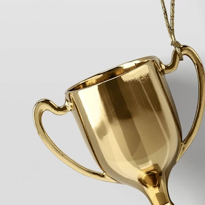 Christmas Gold Resin Trophy Ornament - Wondershop™ 2 Christmas Gold Resin Trophy Ornament - Wondershop™ - Image 2