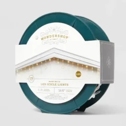 175ct LED Christmas Icicle Lights Spool Warm White With White Wire - Wondershop™ 6 175ct LED Christmas Icicle Lights Spool Warm White With White Wire - Wondershop™ -Wondershop Sales GUEST ceec7953 1a97 4b6a a5e1 0e765a4577d4