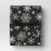 18' Christmas Fabric Ribbon Black Velvet - Wondershop™