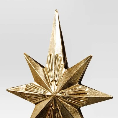 Christmas Metal Gold Star Decor - Wondershop™ 2 Christmas Metal Gold Star Decor - Wondershop™ - Image 2