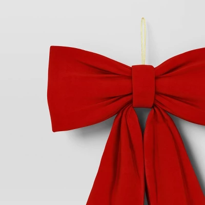 20" Christmas Single Bow Decor - Wondershop™ 2 20" Christmas Single Bow Decor - Wondershop™ - Image 2