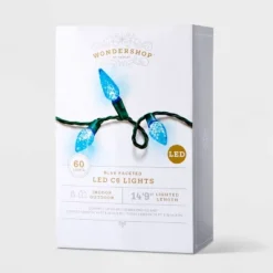 60ct LED C6 Faceted Christmas String Lights With Green Wire - Wondershop™ -Wondershop Sales GUEST d638dcbd 958b 495b ba11 fdd6aa4e7d3f