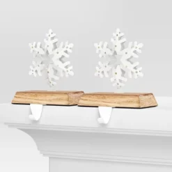 2pk Christmas Lit Snowflake Stocking Holder - Wondershop™ 6 2pk Christmas Lit Snowflake Stocking Holder - Wondershop™ -Wondershop Sales GUEST d9506c9d 88ba 496c 8aa0 49d36ef4c59e