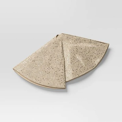 48" Christmas Sequined And Beaded Tree Skirt Silver - Wondershop™ 2 48" Christmas Sequined And Beaded Tree Skirt Silver - Wondershop™ - Image 2