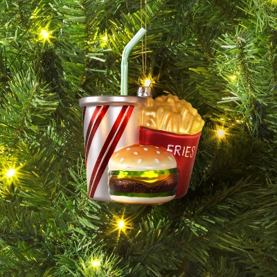 Christmas Glass Fast Food Ornament - Wondershop™ 1 Christmas Glass Fast Food Ornament - Wondershop™