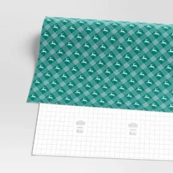 30" 50 Sq Ft Christmas Roll Wrap Deer And Plaid On Green - Wondershop™ 3 30" 50 Sq Ft Christmas Roll Wrap Deer And Plaid On Green - Wondershop™ -Wondershop Sales GUEST dd569e48 7572 4ba2 838a 35ed287e16f8
