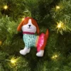 4" Christmas Dog With Pink Skirt Ornament - Wondershop™