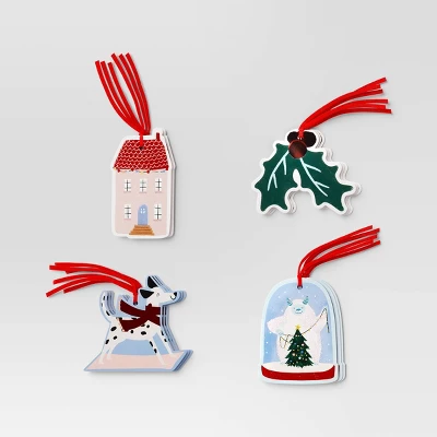 16ct Christmas Tie-On Gift Tags Classic Icons - Wondershop™ 2 16ct Christmas Tie-On Gift Tags Classic Icons - Wondershop™ - Image 2