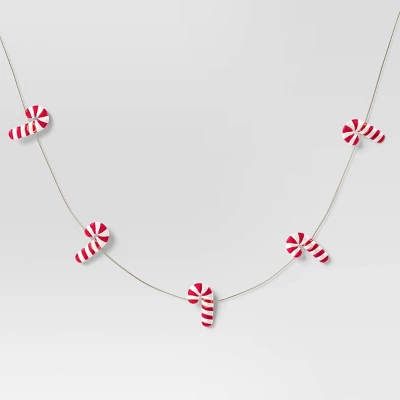 20ct LED Battery Operated Christmas Candy Cane Dew Drop Lights Warm White With Silver Wire - Wondershop™ 2 20ct LED Battery Operated Christmas Candy Cane Dew Drop Lights Warm White With Silver Wire - Wondershop™ - Image 2