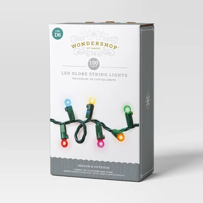 100ct LED Mini Sphere Christmas Orb And Globe String Lights With Green Wire - Wondershop™ 4 100ct LED Mini Sphere Christmas Orb And Globe String Lights With Green Wire - Wondershop™ - Image 4