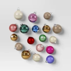 42pc Round Glass Christmas Tree Ornament Set - Wondershop™ -Wondershop Sales GUEST eb9faad1 c725 4b07 98d9 88f6490cb559