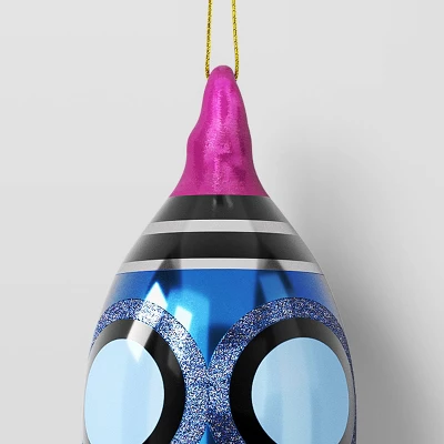 Christmas Glass Spaceship Ornament - Wondershop™ 2 Christmas Glass Spaceship Ornament - Wondershop™ - Image 2