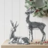 Christmas Silver Sitting Deer Decor - Wondershop™