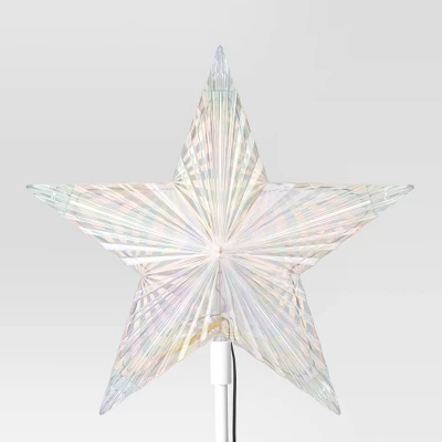 Christmas Lit 5 Point Star Tree Topper Multicolor - Wondershop™ 3 Christmas Lit 5 Point Star Tree Topper Multicolor - Wondershop™ - Image 3