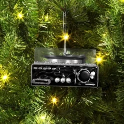 Christmas Silver Record Player Ornament - Wondershop™