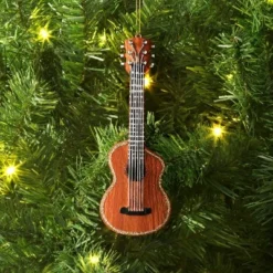 4.5" Christmas Resin Guitar Ornament - Wondershop™