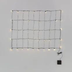 3'x4' 50ct Solar LED Christmas Net Lights With Green Wire - Wondershop™ -Wondershop Sales GUEST f4e5ec41 5bc0 43ce 875d cc2b29901ab3