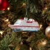 Glass Cruise Ship Christmas Tree Ornament - Wondershop™