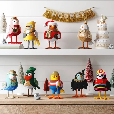 10pc Featherly Friends 2025 Anniversary Collection Christmas Bird Figurine Set - Wondershop™ 1 10pc Featherly Friends 2025 Anniversary Collection Christmas Bird Figurine Set - Wondershop™